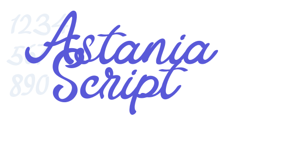 Astania Script font free