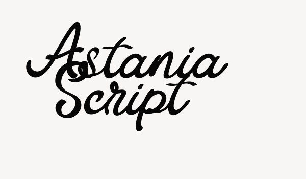 Astania Script Font