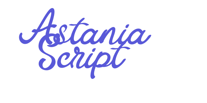 Astania Script Font Download