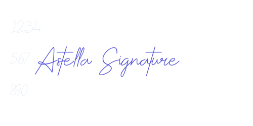 Astella Signature-font-download