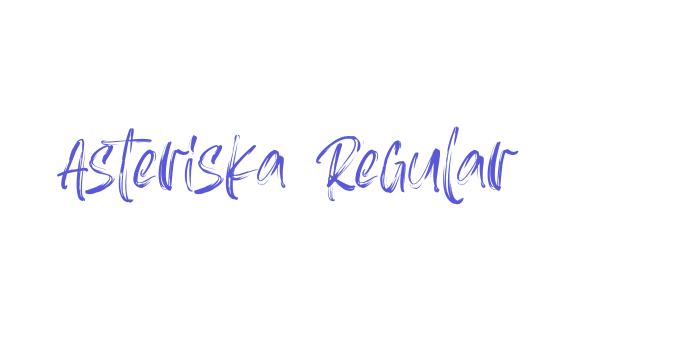 Asteriska Regular Font Download