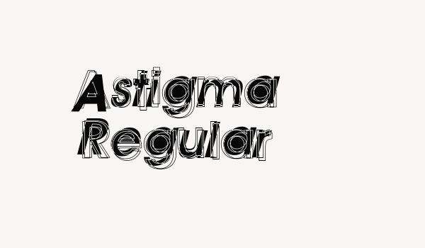 Astigma Regular Font