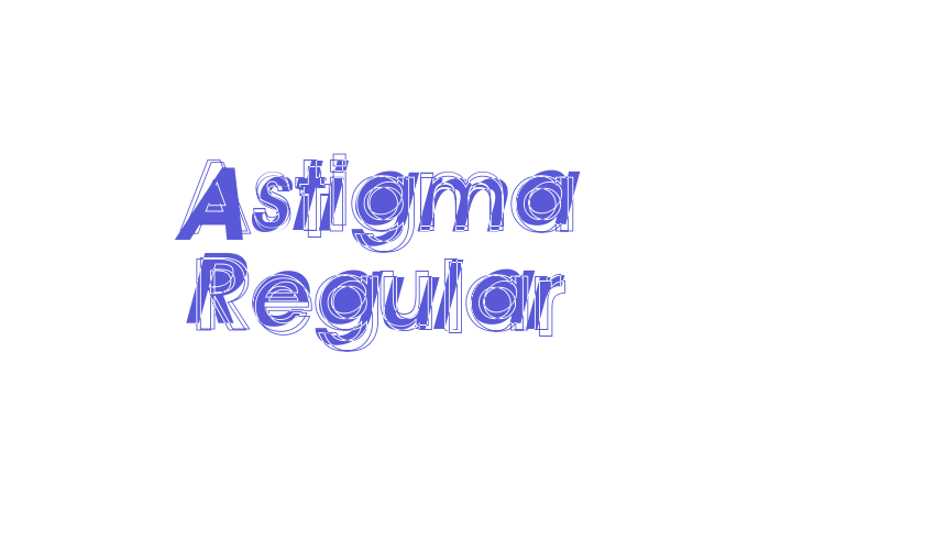 Astigma Regular Font Download