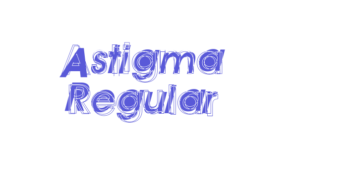 Astigma Regular Font Download