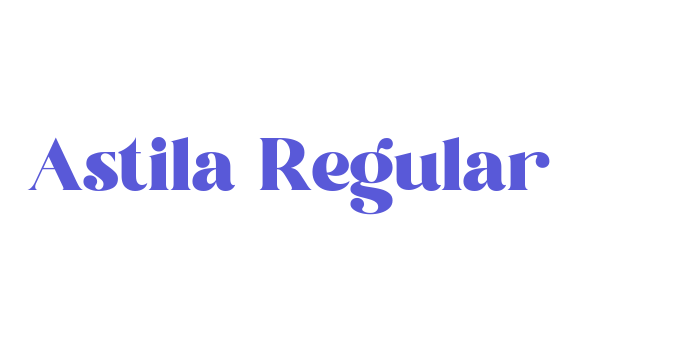 Astila Regular Font Download