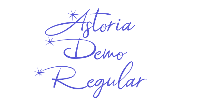 Astoria Demo Regular Font