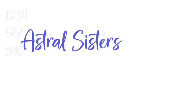 Astral Sisters font