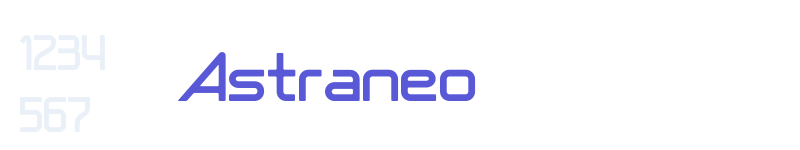 Astraneo-related font
