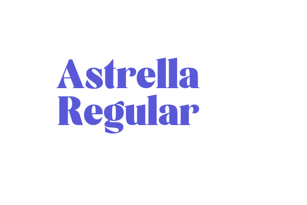 Astrella Regular Font