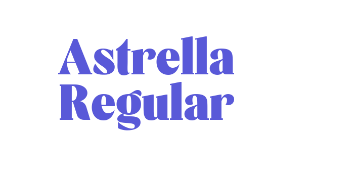 Astrella Regular Font