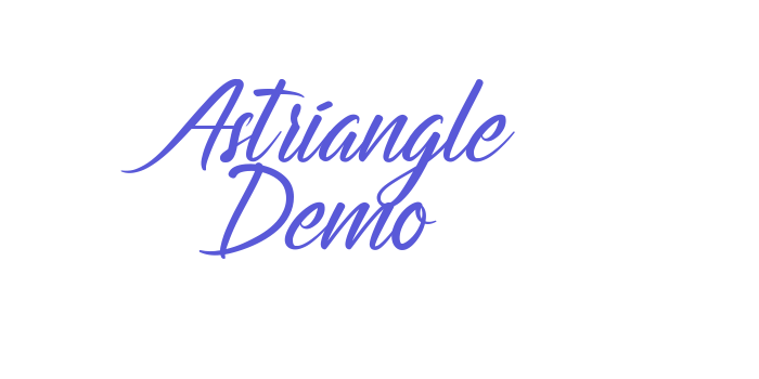 Astriangle Demo Font Download