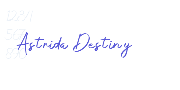 Astrida Destiny font free