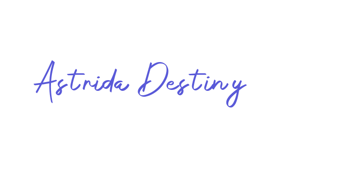 Astrida Destiny Font Download