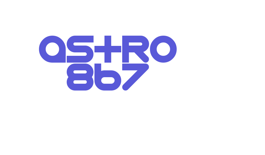 Astro 867 Font Download