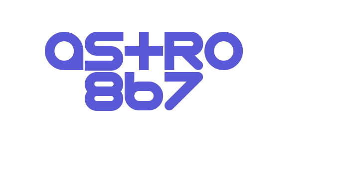 Astro 867 Font Download