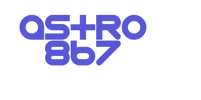 Astro 867 Font