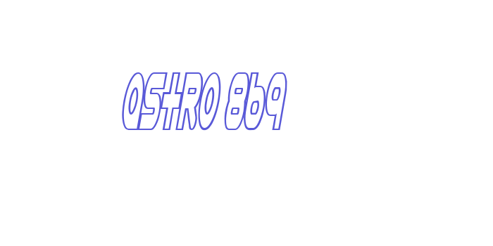 Astro 869 Font Download