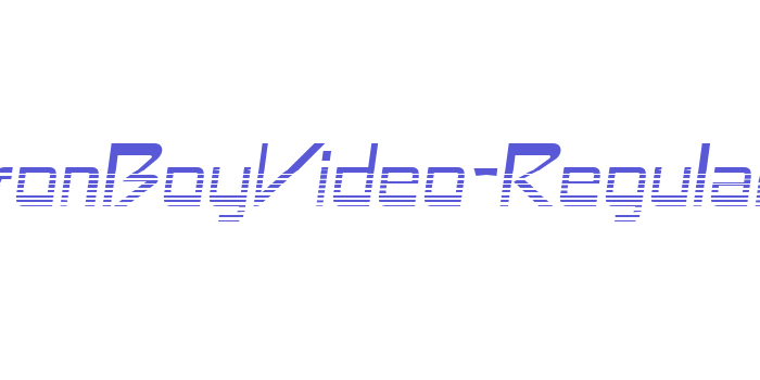 AstronBoyVideo-Regular Font Download