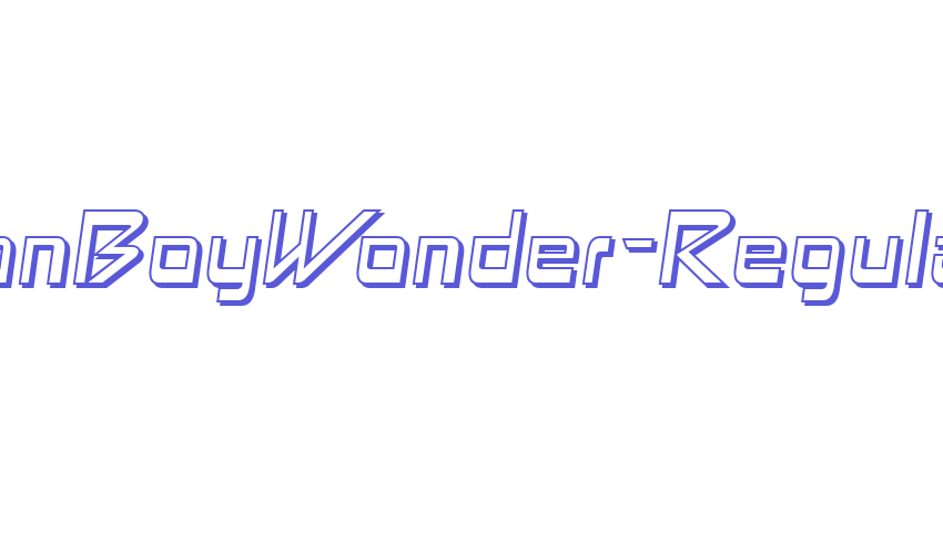 AstronBoyWonder-Regular Font Download