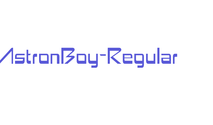 AstronBoy-Regular Font Download