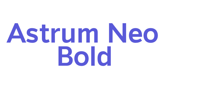 Astrum Neo Bold Font Download