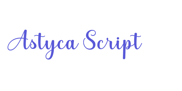 Astyca Script Font Download