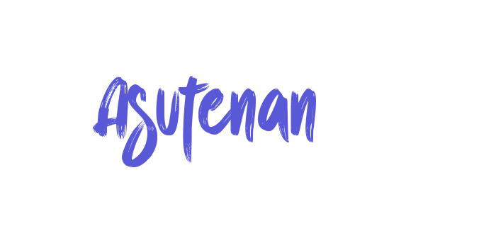 Asutenan Font Download