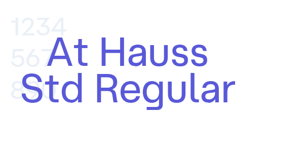 At Hauss Std Regular font free