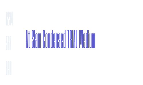 At Slam Condensed TRIAL Medium Font Download