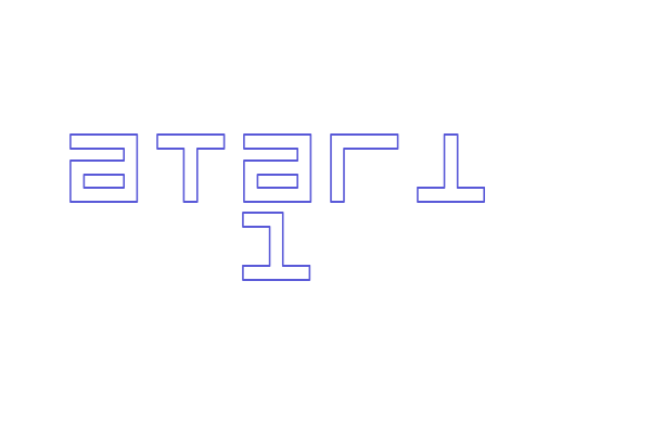 Atari 1 Font