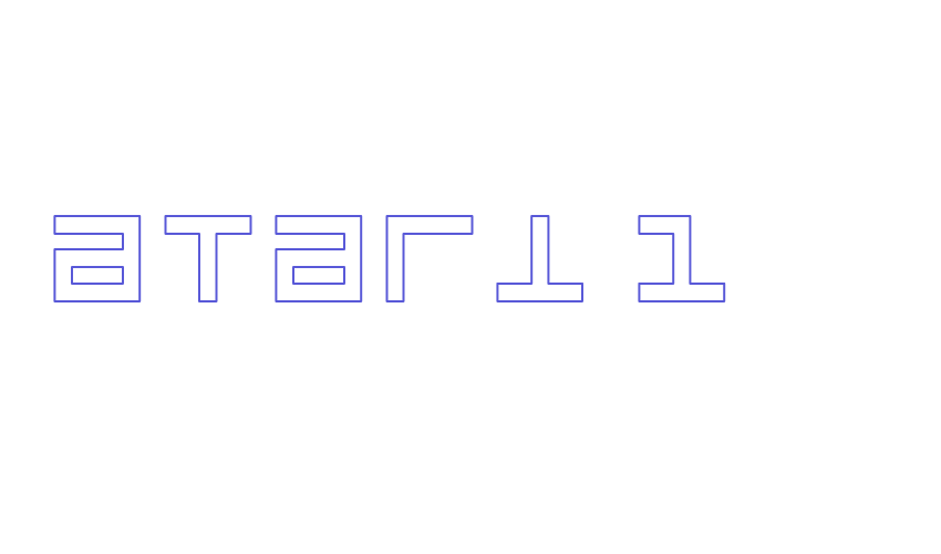 Atari 1 Font Download