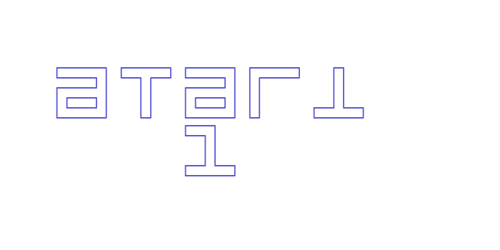 Atari 1 Font Download