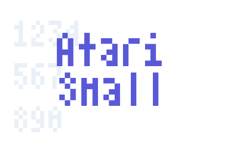 Atari Small Font Download