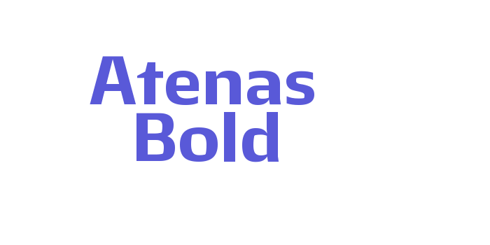 Atenas Bold Font Download