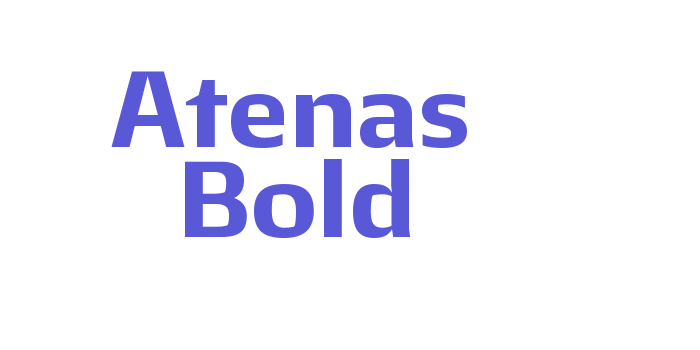 Atenas Bold Font