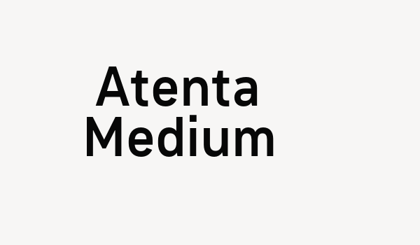 Atenta Medium Font