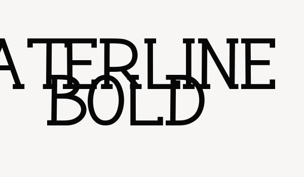 Aterline Bold Font