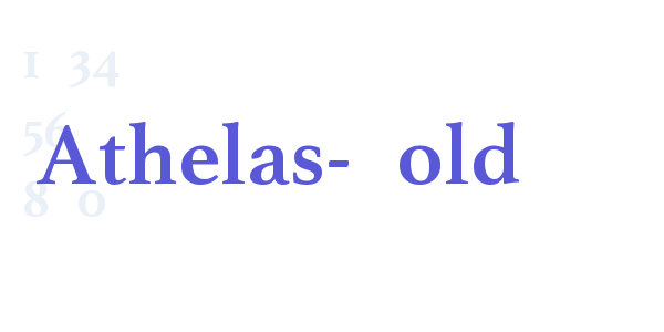 Athelas-Bold font free