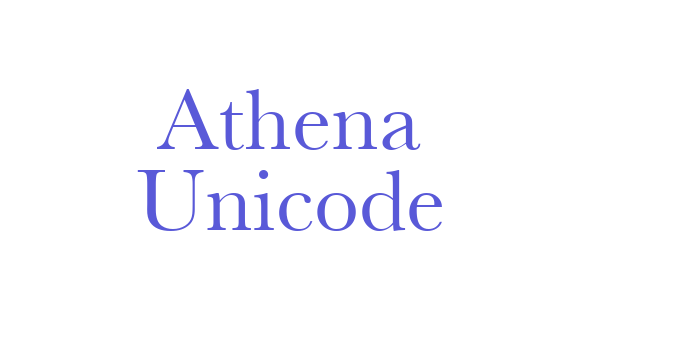 Athena Unicode Font Download