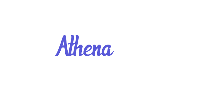 Athena Font