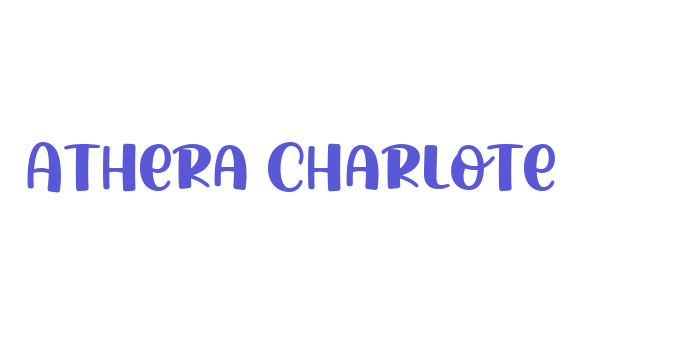 Athera Charlote Font