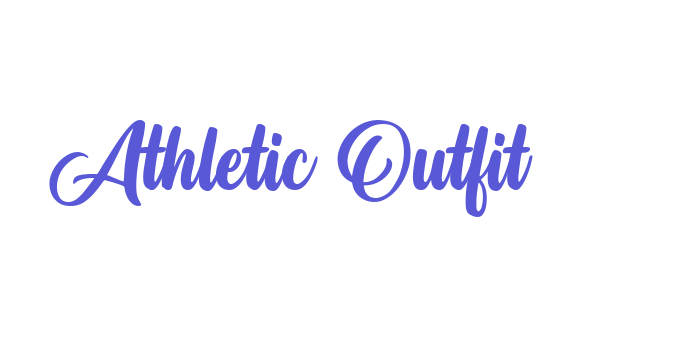 Athletic Outfit Font Download