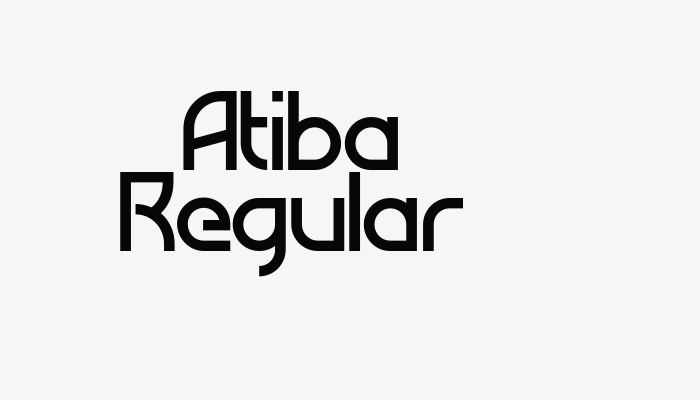 Atiba Regular font download