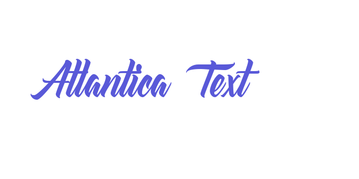 Atlantica Text Font Download