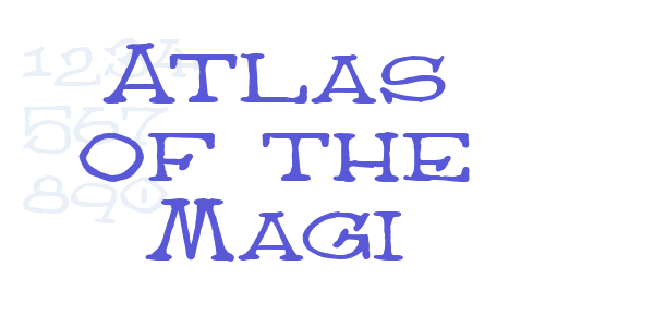 Atlas of the Magi font