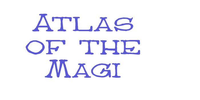 Atlas of the Magi Font Download