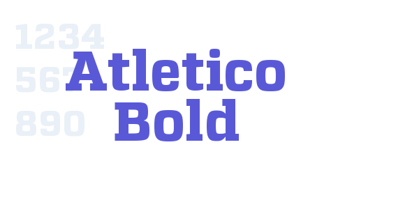 Atletico Bold font free