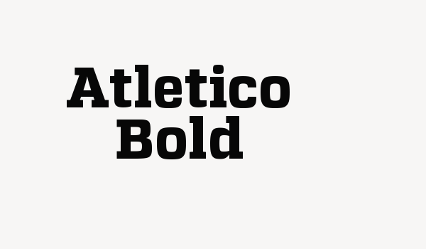 Atletico Bold Font