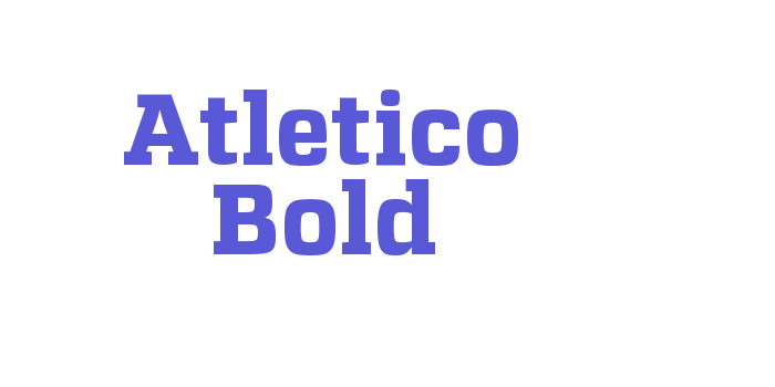 Atletico Bold Font Download