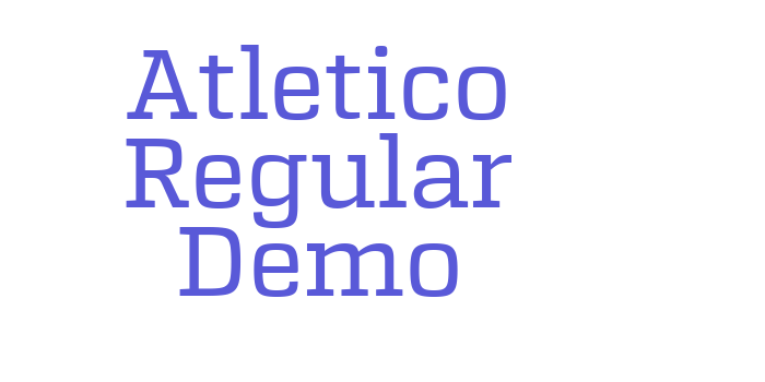 Atletico Regular Demo Font Download